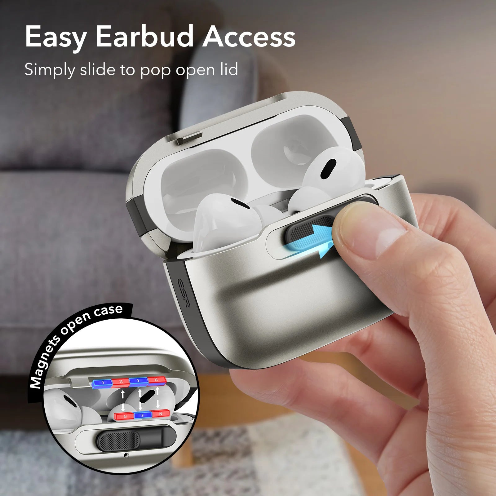 Silikon MagSafe Case für AirPods Pro & AirPods 4