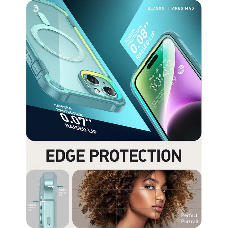 Shockproof case for iPhone 17 with screen protector