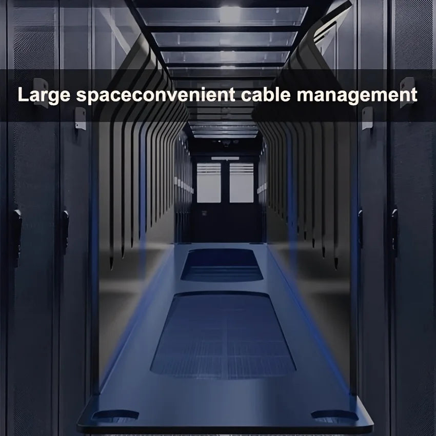 1U 19 Zoll Metall Kabelmanagement Rack 12/24 Ports