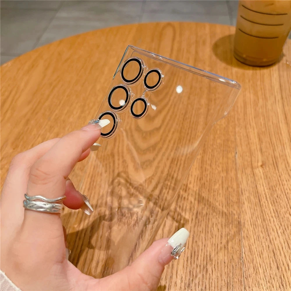 Luxus Rahmenlose Schutzhülle für Samsung S25