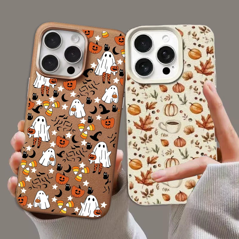 Herbst Kürbis Kaffee Hülle für Galaxy S25