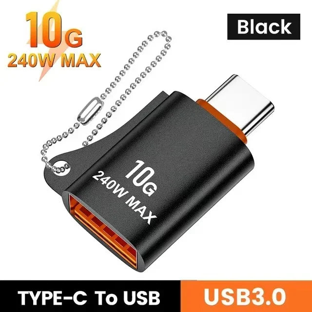 USB-zu-Typ-C Adapter 10A OTG Konverter