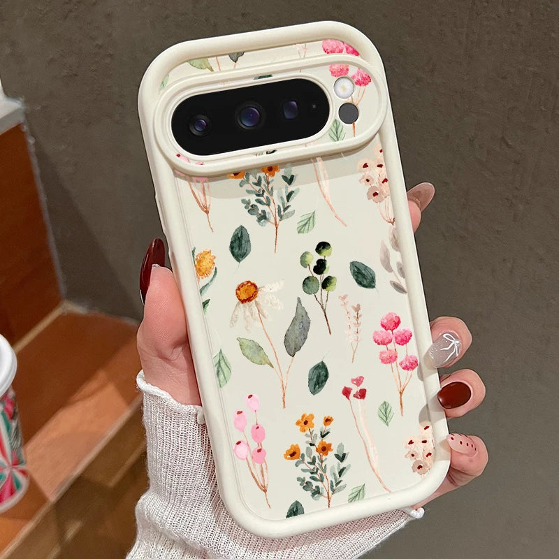 TPU Blumenhülle für Google Pixel 8–9 Pro