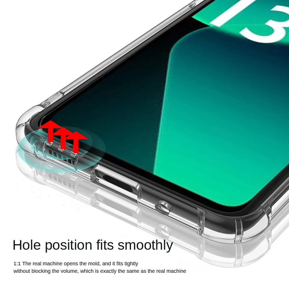 Xiaomi 13T Pro Hülle Transparent Silikon