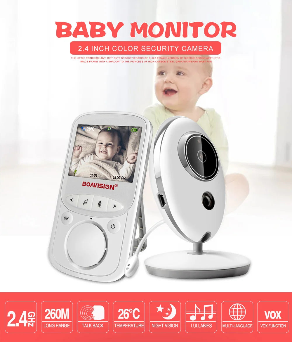 Kabelloser Baby Monitor LCD mit Musik Intercom
