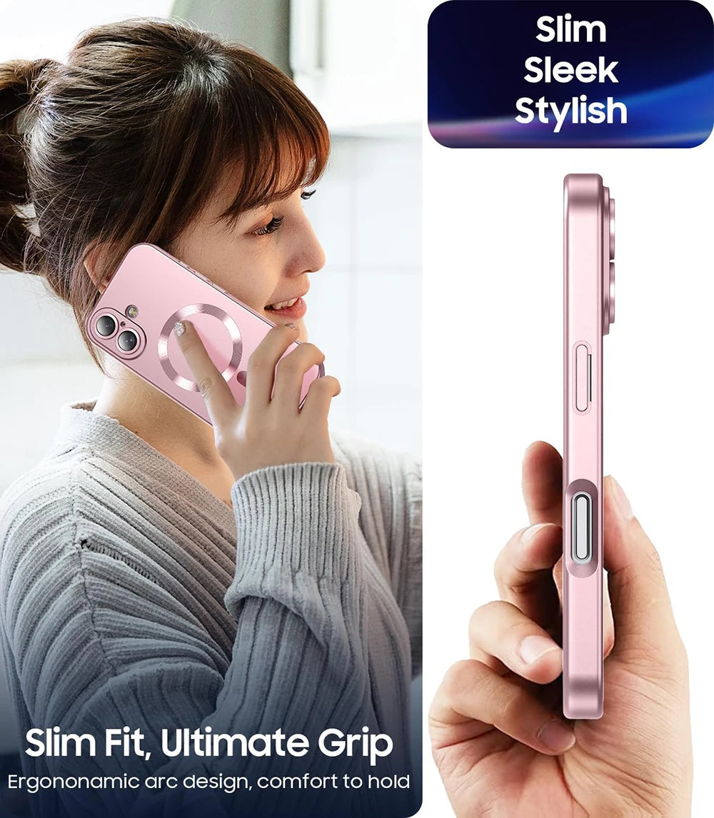 Magnetische Magsafe Hülle iPhone 11–16