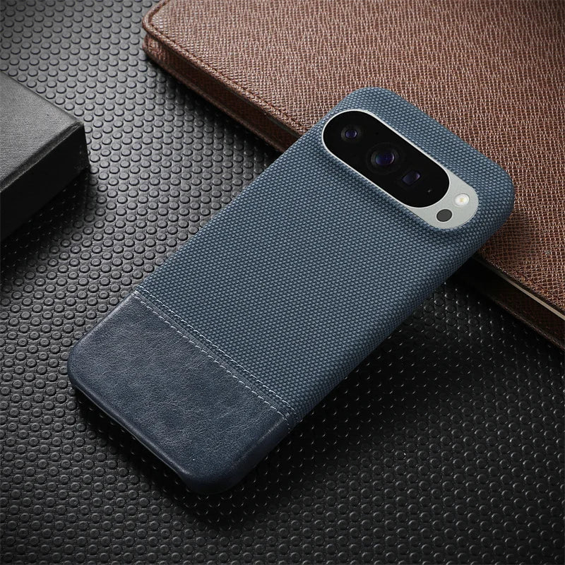 Matte linen leather case for Pixel