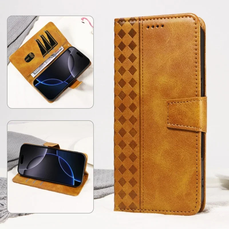 Magnetische Leder-Wallet Hülle für Google Pixel 10