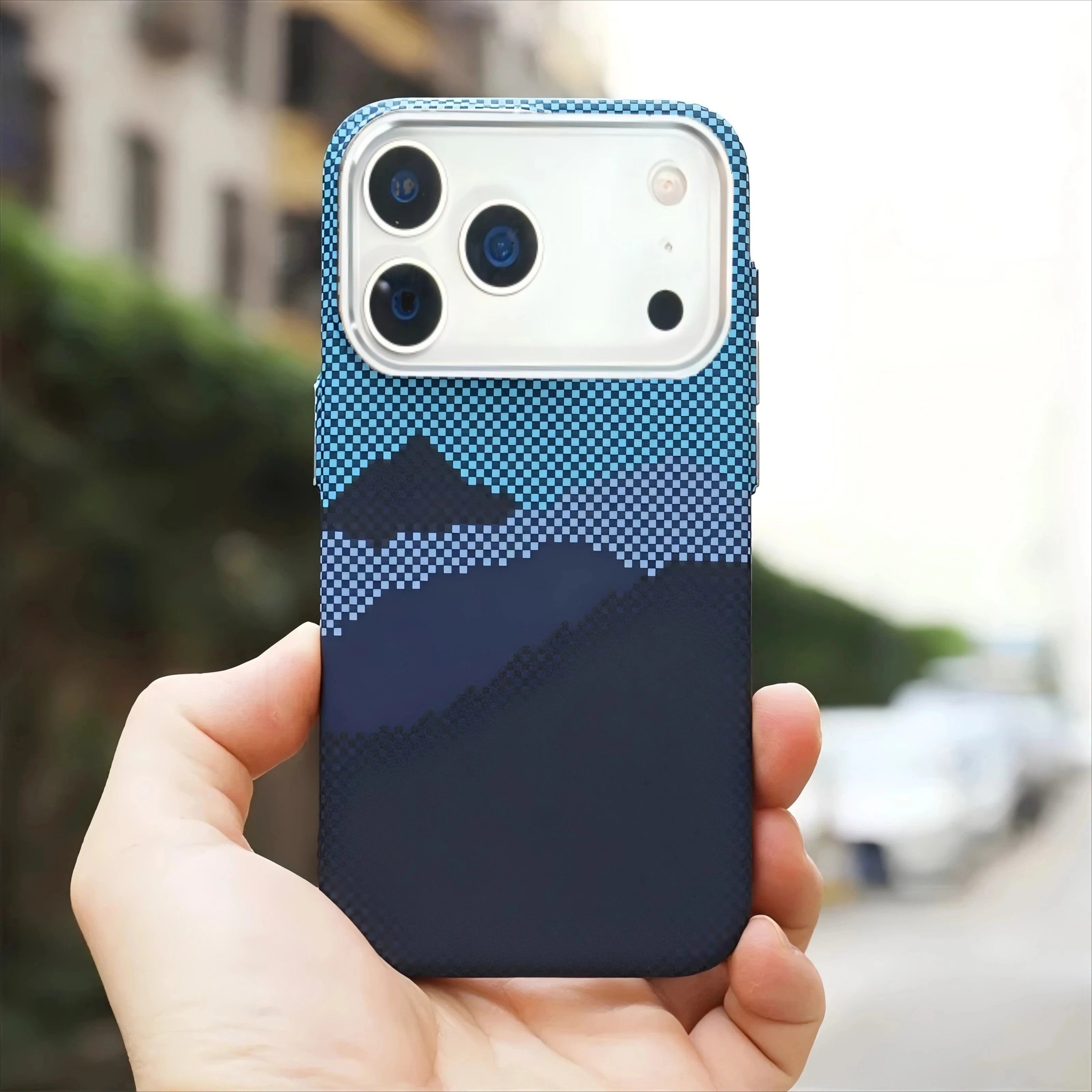 Carbonfaser Magsafe Hülle für iPhone 17 Pro Max