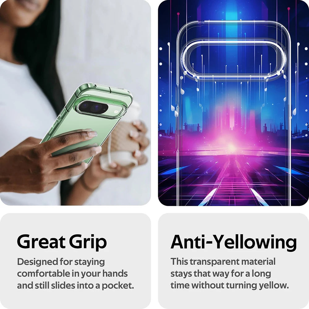 Ultra-dünne transparente Hülle für Google Pixel 9