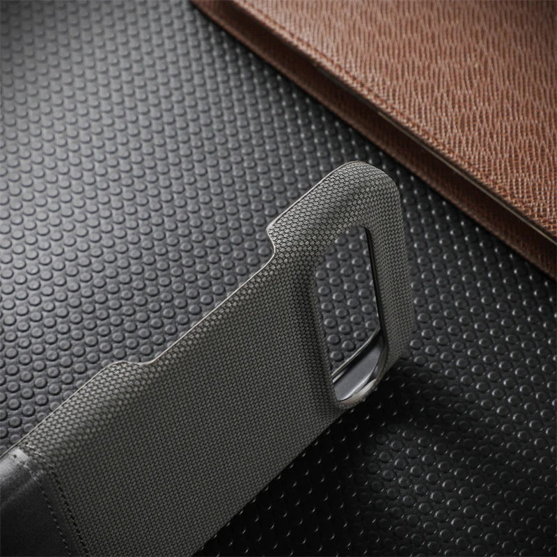 Matte linen leather case for Pixel