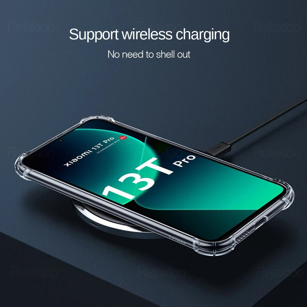 Xiaomi 13T Pro Hülle Transparent Silikon