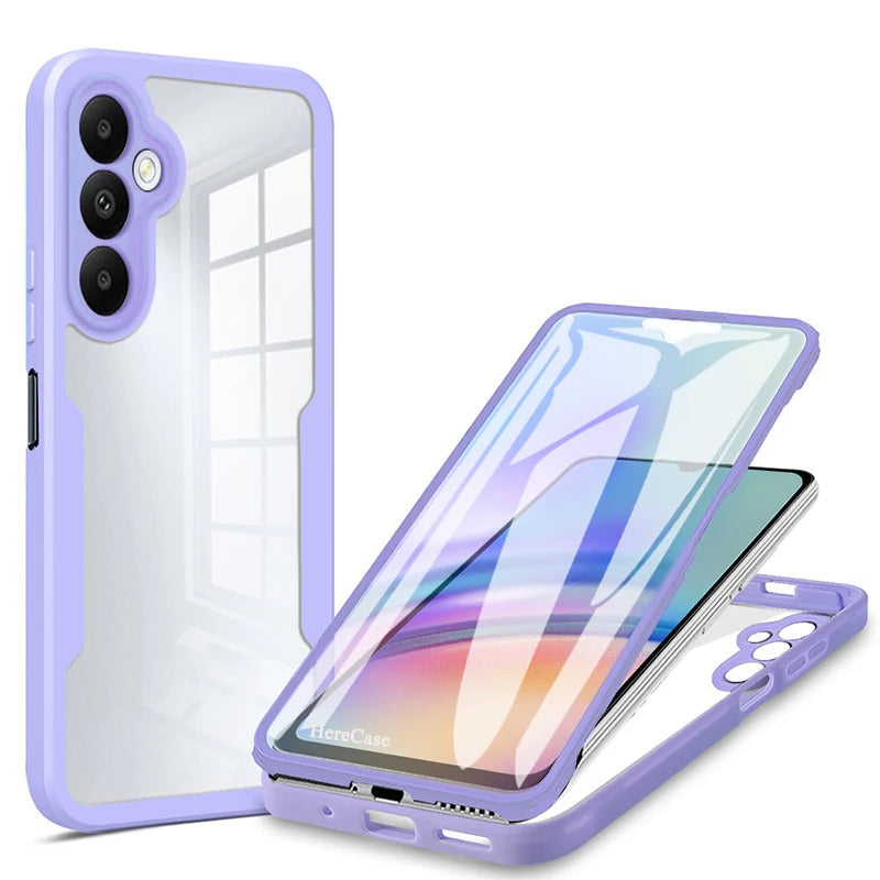 360° Hülle mit Displayschutz für Galaxy A-Serie
