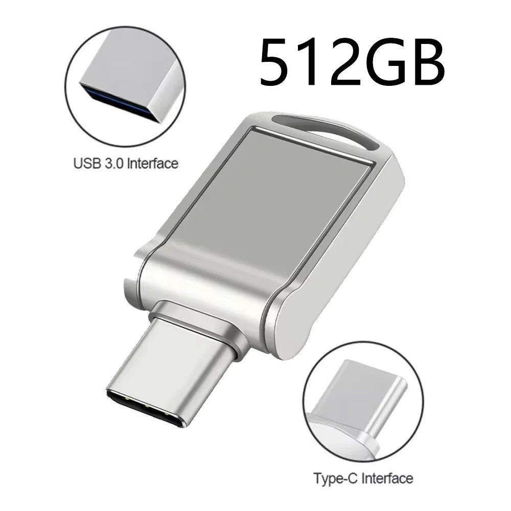Typ-C USB-Stick 512GB–2TB High Speed