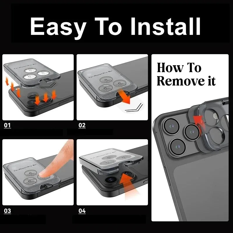 Klarer Kameraobjektiv Schutz für iPhone 17 Serie