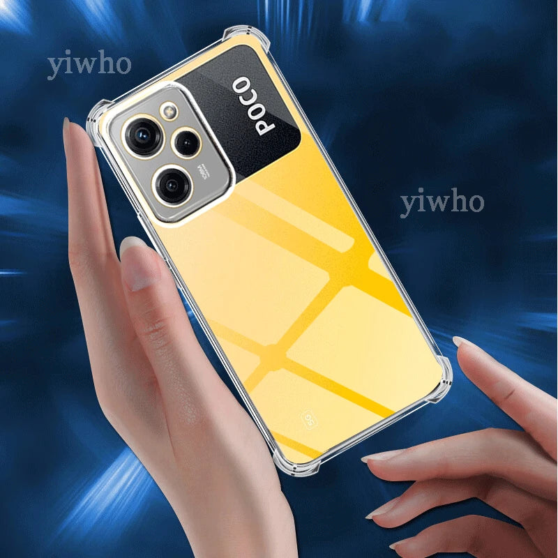 Stoßfeste klare Hülle für Poco X5 Pro