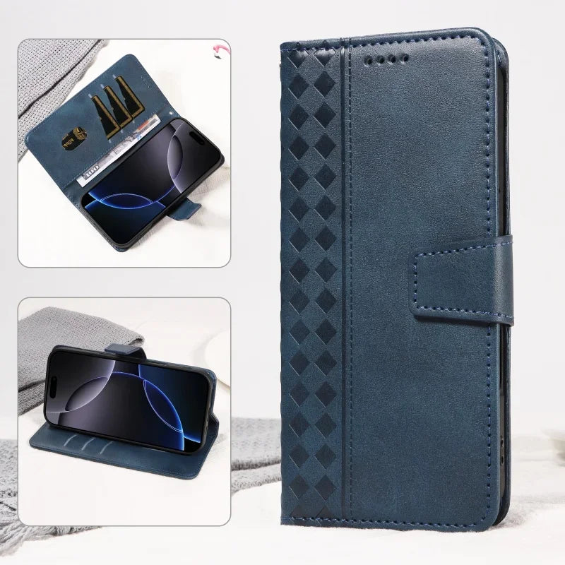 Magnetische Leder-Wallet Hülle für Google Pixel 10