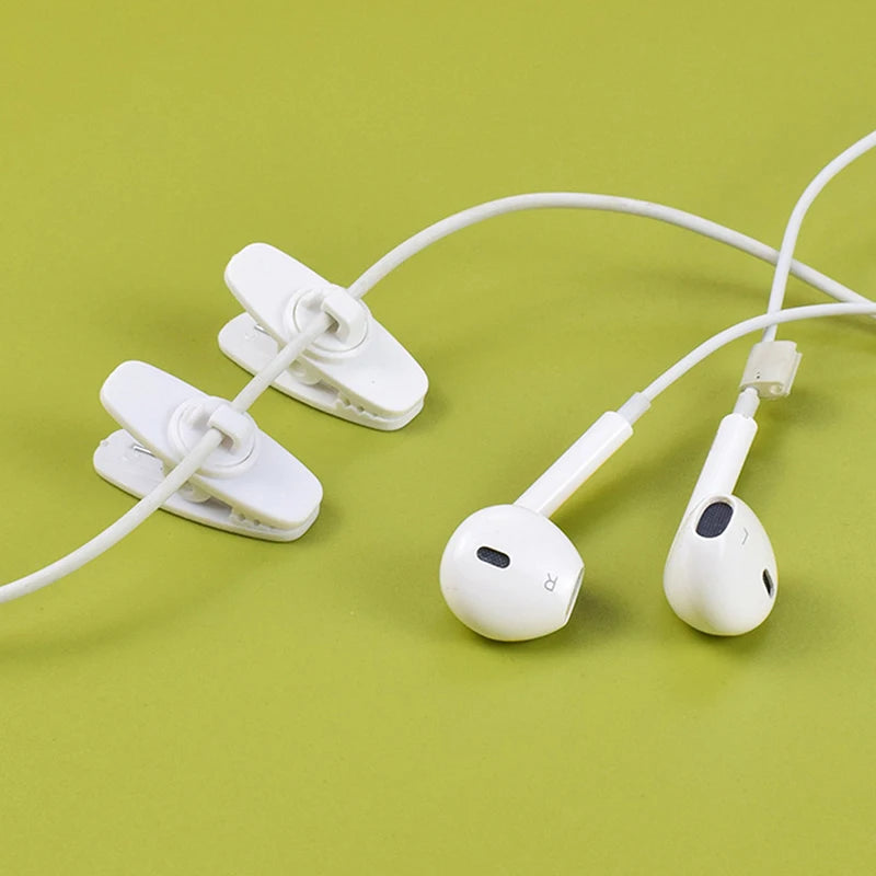 Kopfhörer Kabelclips 10er Set für MP3 & Handy