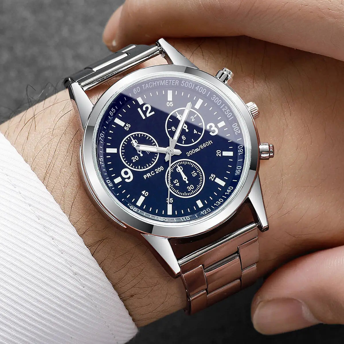 2 teiliges Herren Uhrenset – Casual & Business Analog Quarzuhr, Armbanduhr, Ohne Box