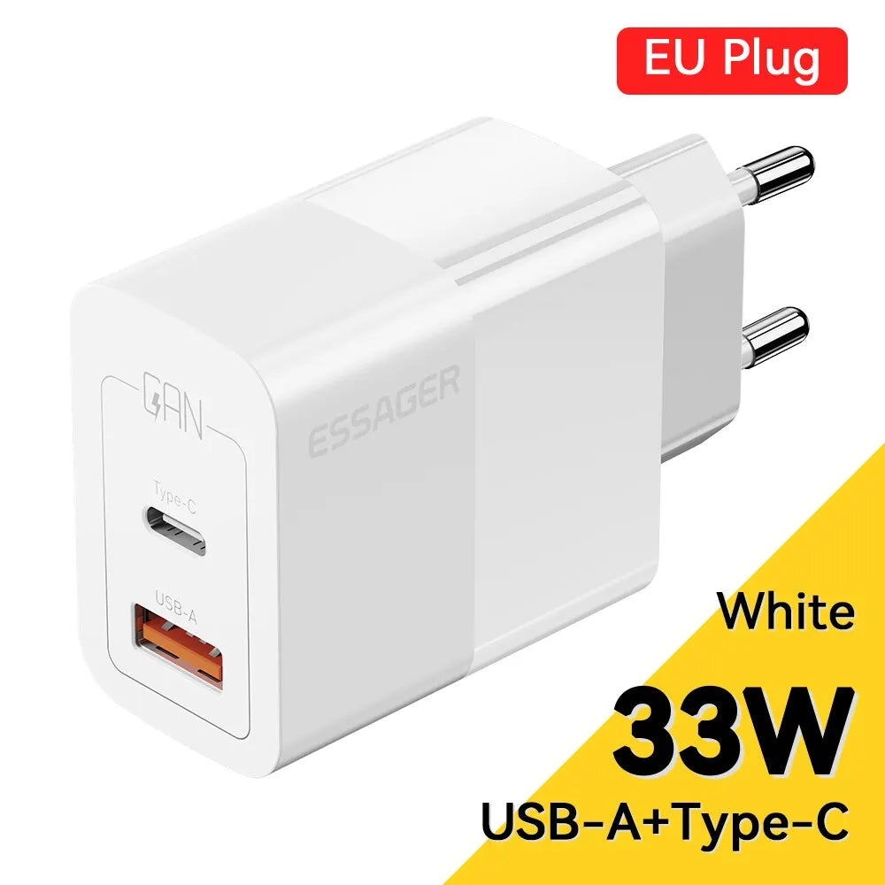 Essager 33W USB-C GAN Schnellladegerät