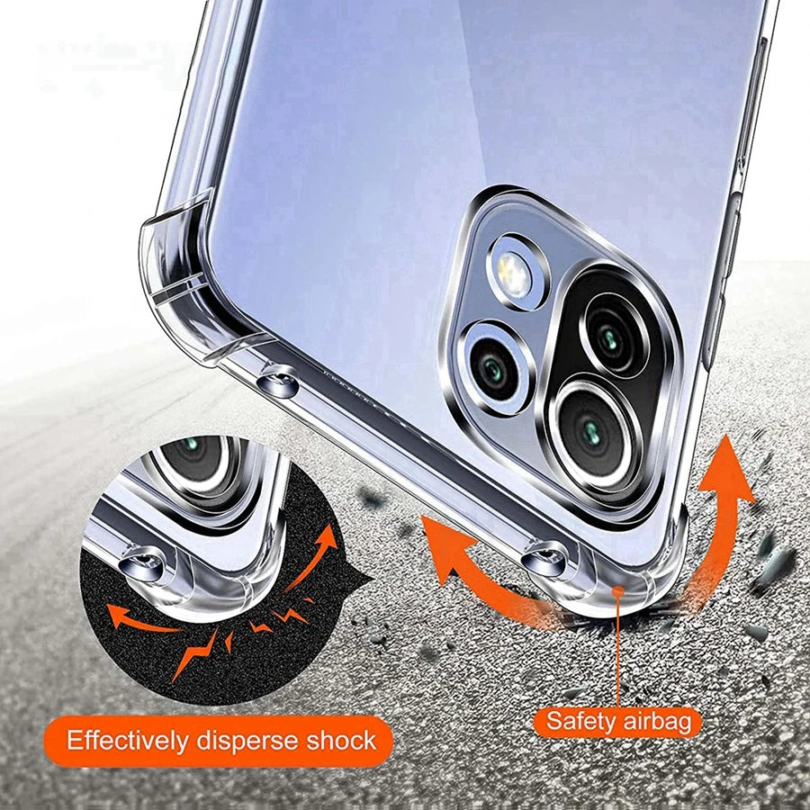 Silikonhülle Stoßfest für Xiaomi Modelle