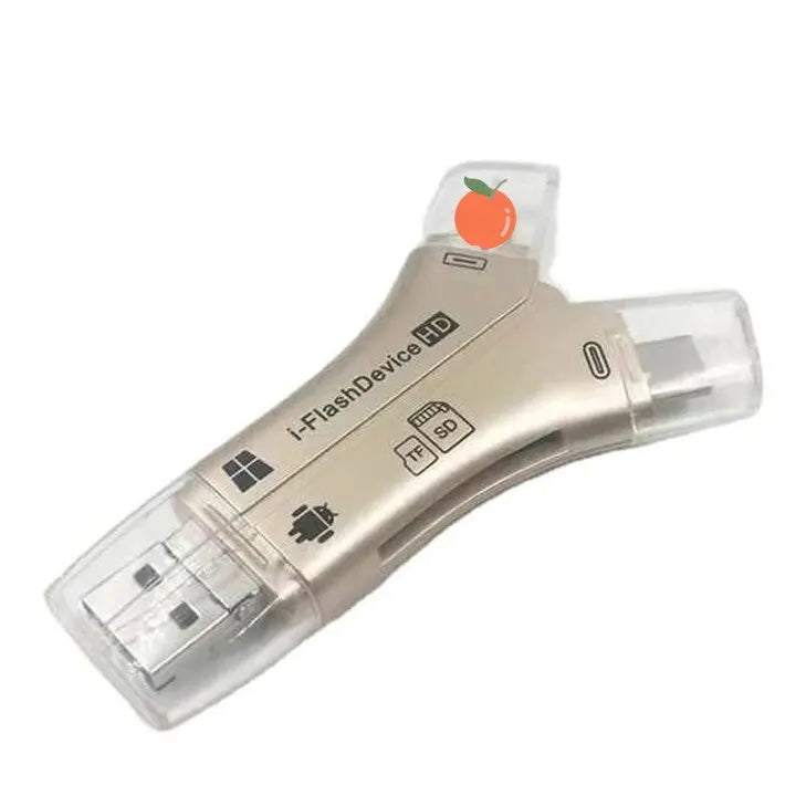 4-in-1 Kartenleser USB-C, Lightning & Micro SD