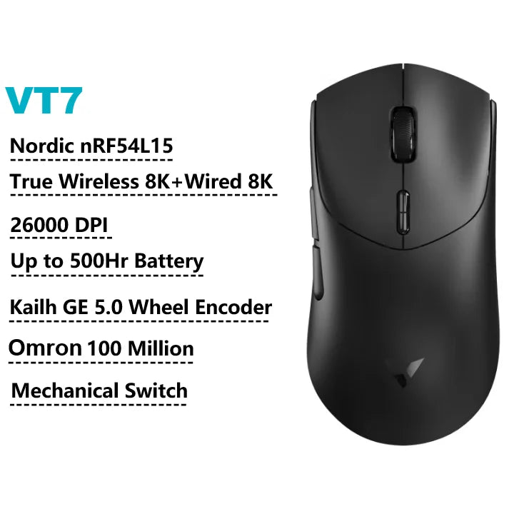Leichte Wireless Gaming-Maus mit 8K Polling-Rate