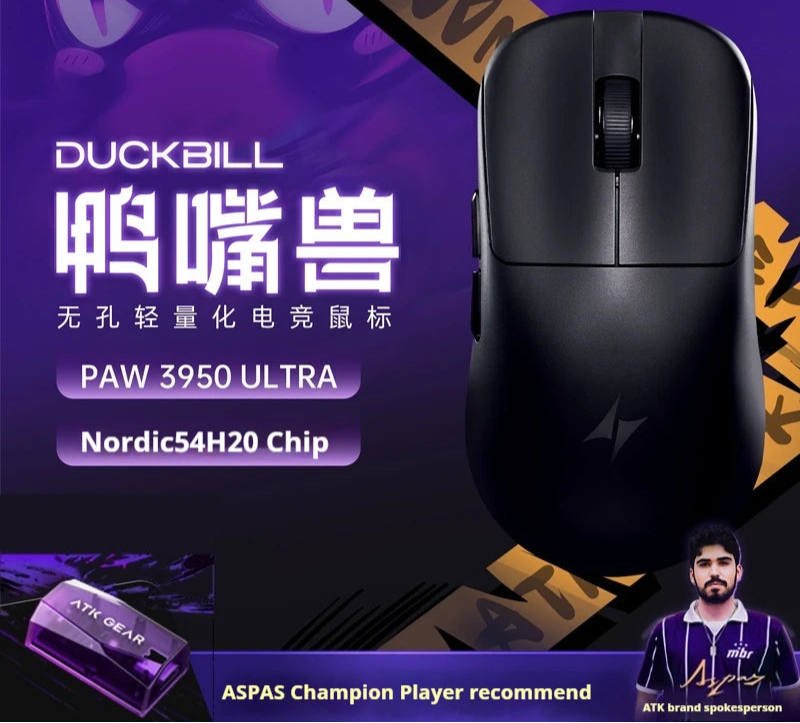 Ultraleichte Dual-Mode Gaming-Maus 46g Ergonomisch