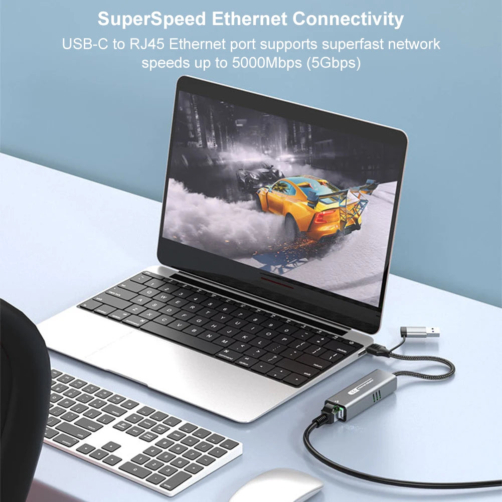 USB-C to RJ45 5Gbps network adapter