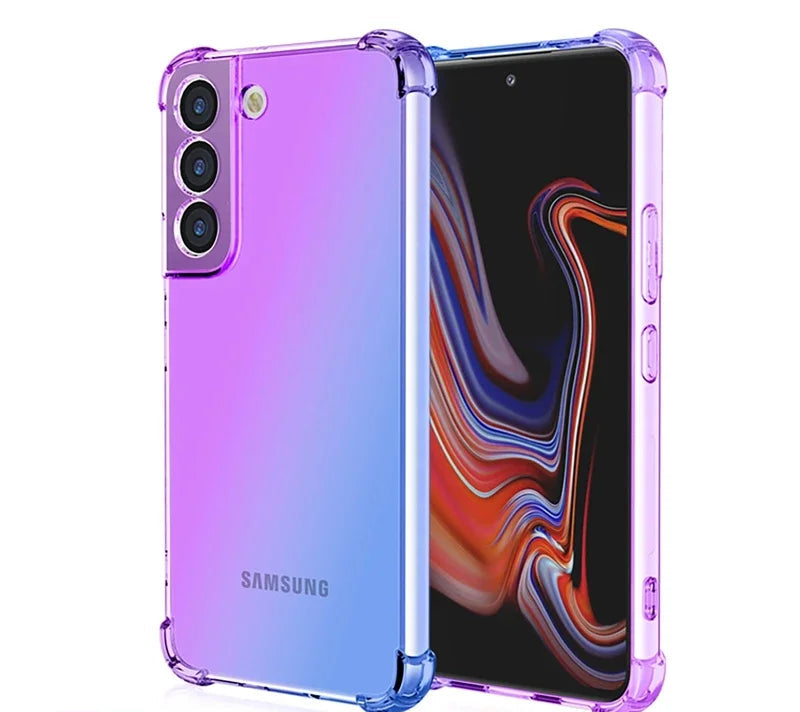 Gradient TPU Airbag Hülle für Samsung Galaxy S25