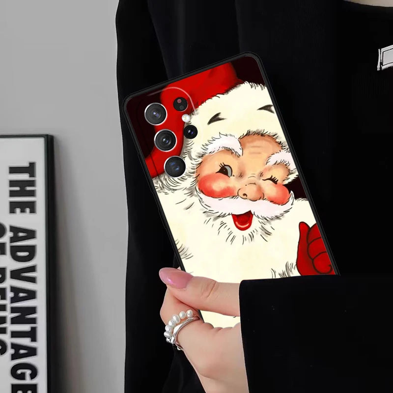 Weihnachts-Cartoon Hülle Samsung S25 Ultra