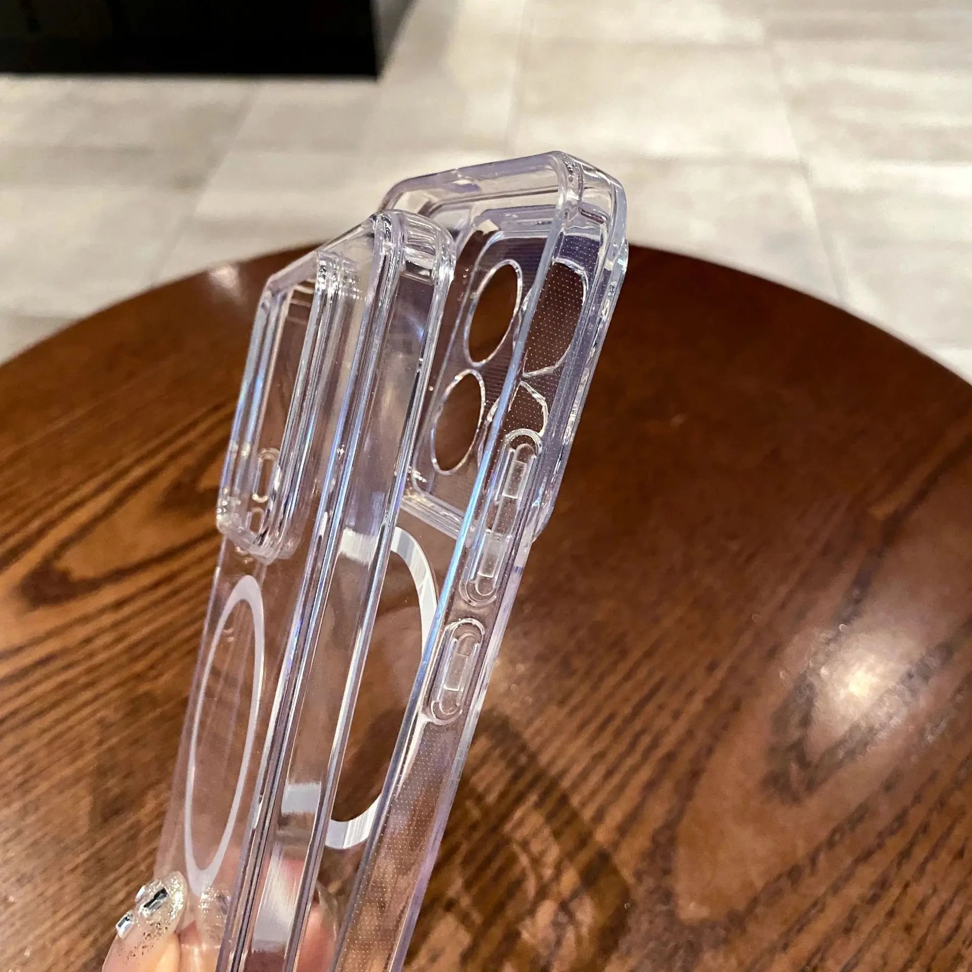 Luxus Transparente Magnethülle Xiaomi Mi 12-14