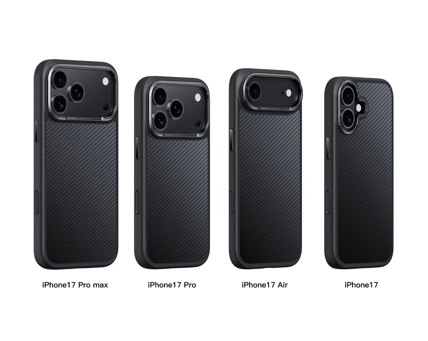 Kevlar Aramidfaser Hülle für iPhone 17 Pro Magnet