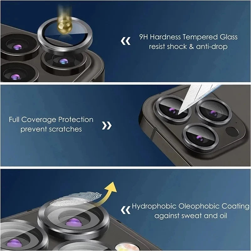 3er Set Kamera Schutzglas iPhone