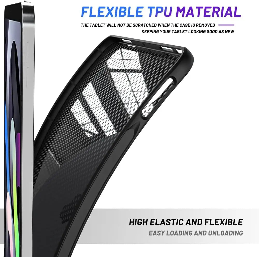 Étui en silicone TPU pour tablette iPad