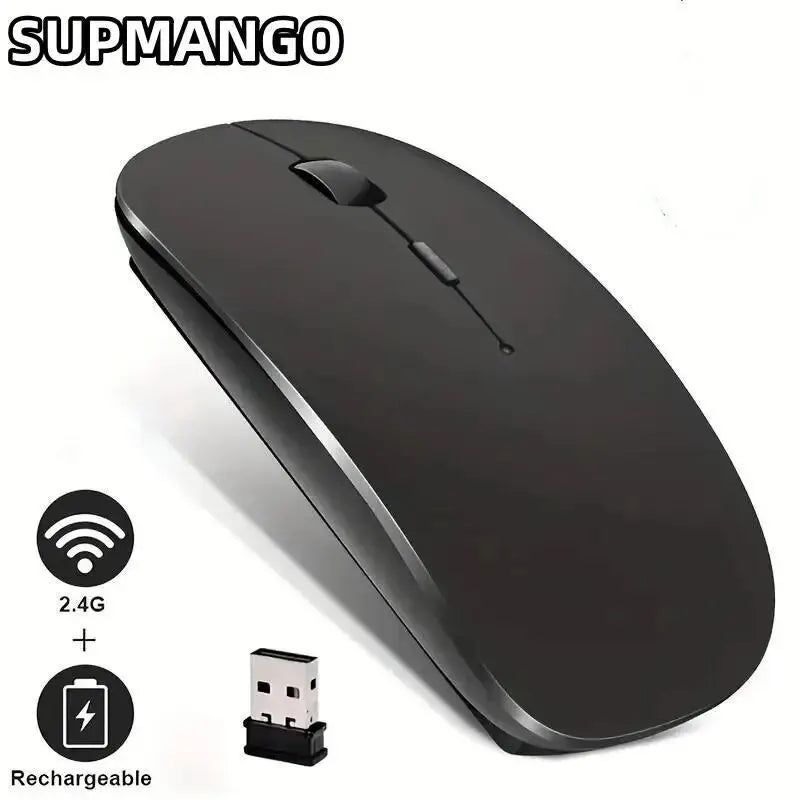 Ergonomische kabellose Gaming-Maus, leise, tragbar