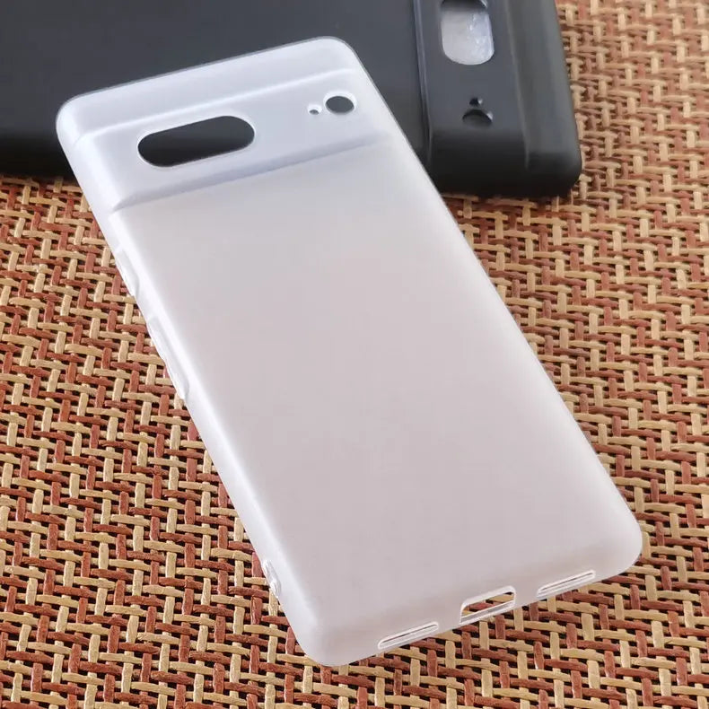 Coque en silicone TPU pour Pixel 7 Pro, noir mat