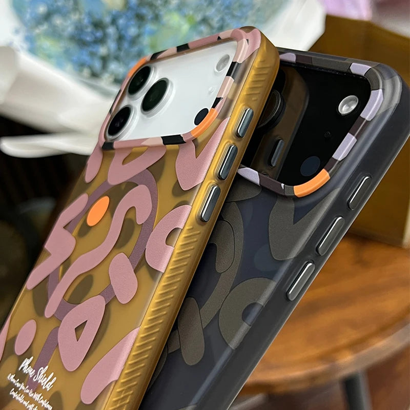 Matte Magnet-Hülle für iPhone 17 Pro Max Graffiti