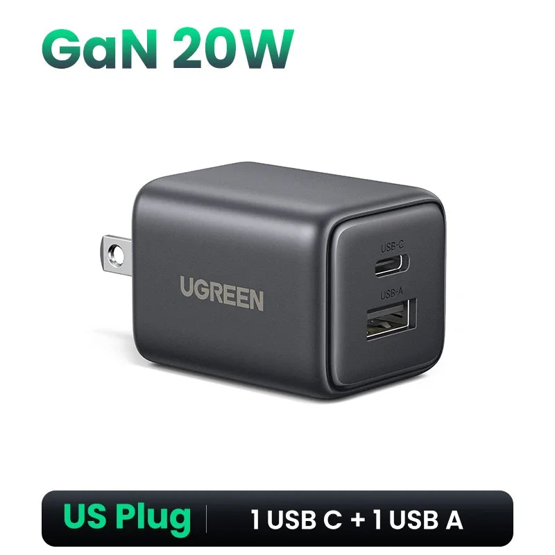 20W GaN Mini USB-C Charger PD3.0 QC3.0