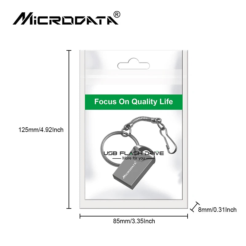 USB 2.0 Mini-Flash-Laufwerk mit Schlüsselanhänger