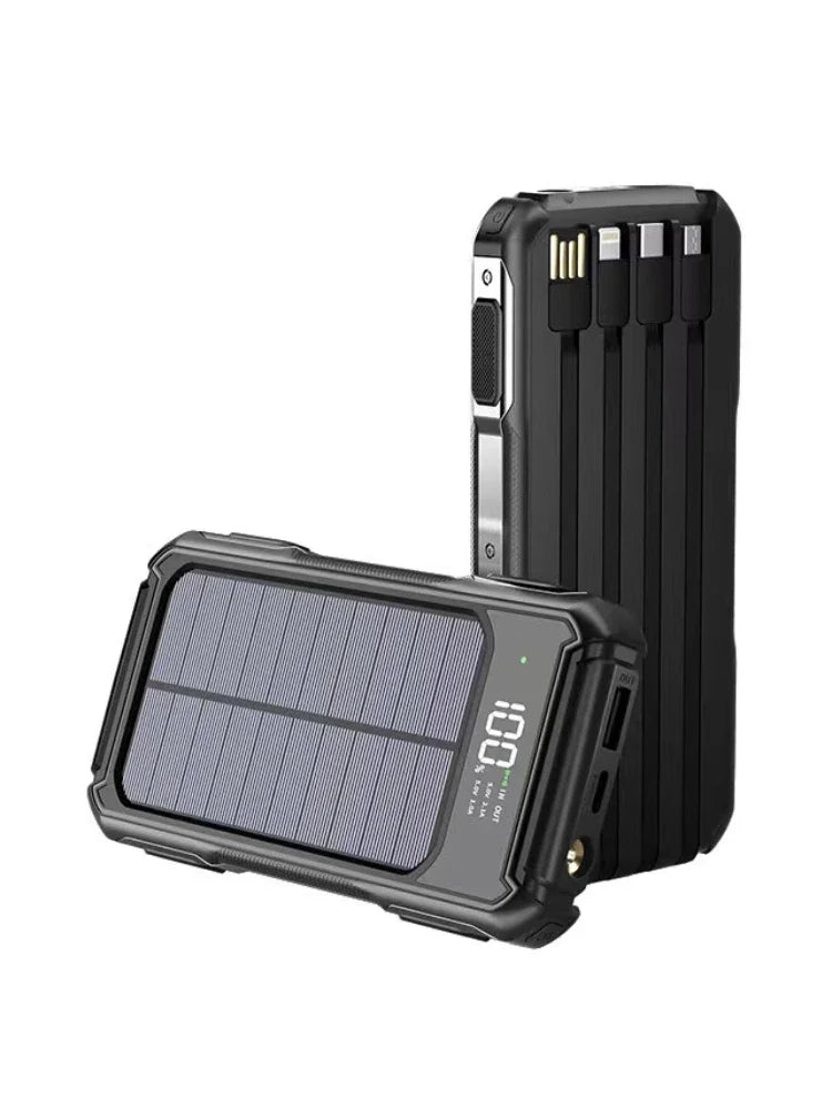 Solar Powerbank 20000mAh 4-fach USB Ladegerät
