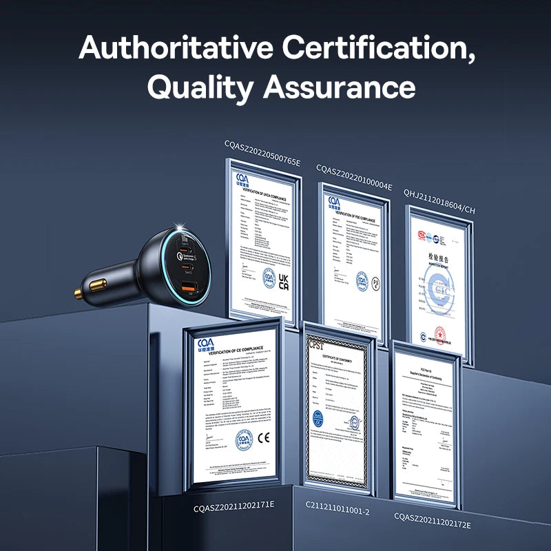 160W Auto Ladegerät Schnellladung