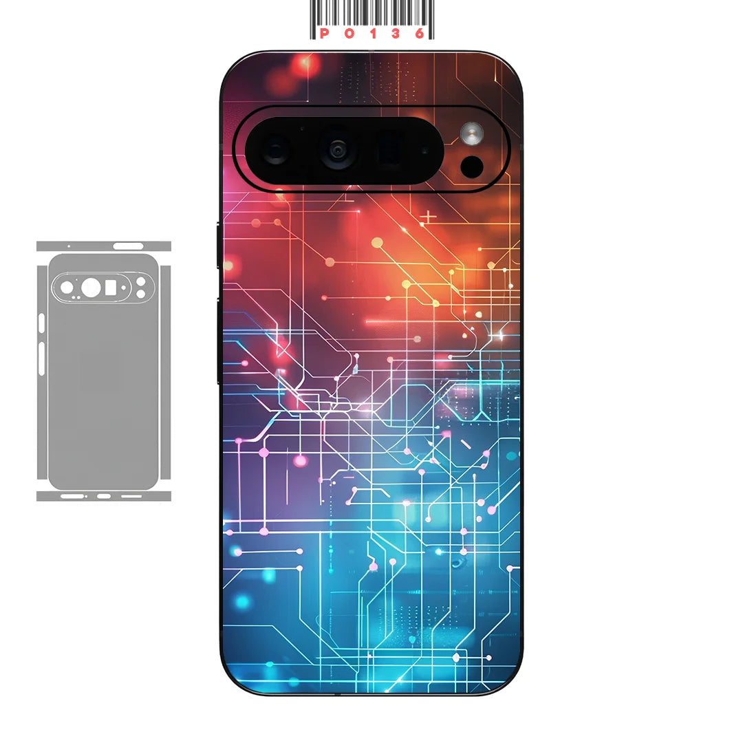 Bunte Haut-Aufkleber für Pixel 9/8/7