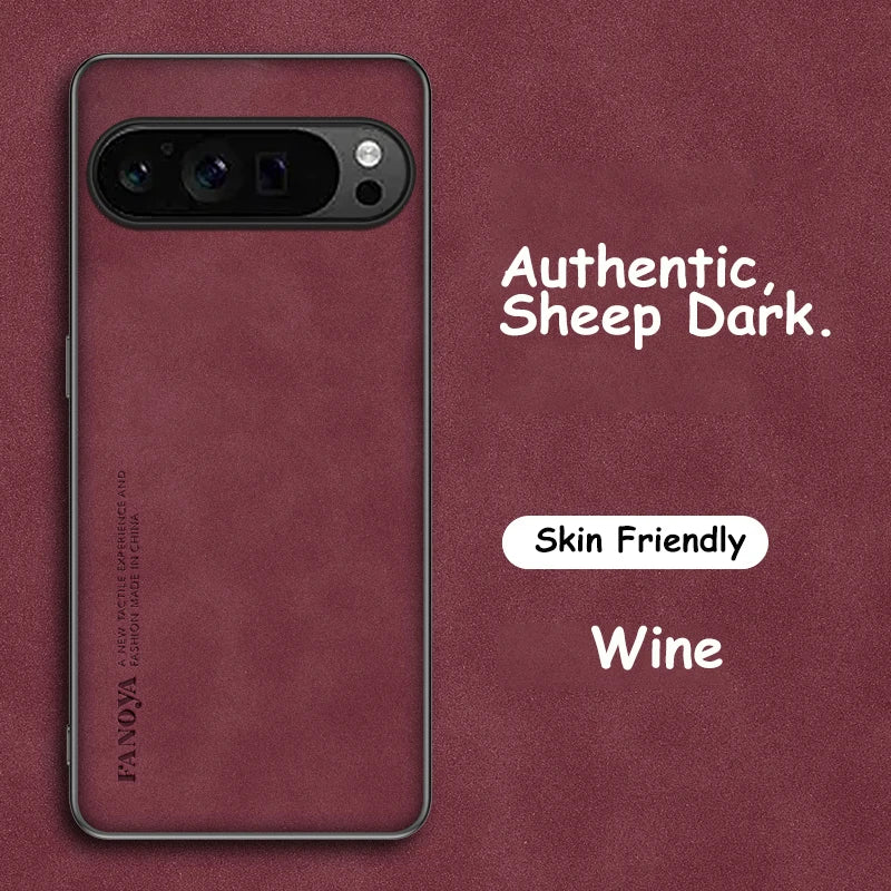 Shockproof PU leather case for Pixel