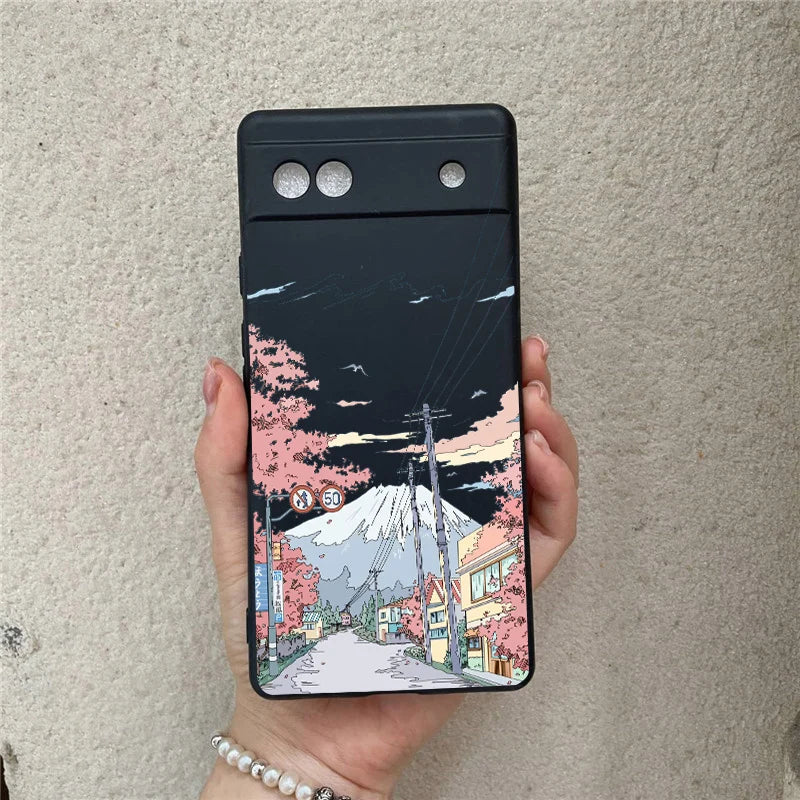 Anime Landscape Case for Pixel 6-8 Pro