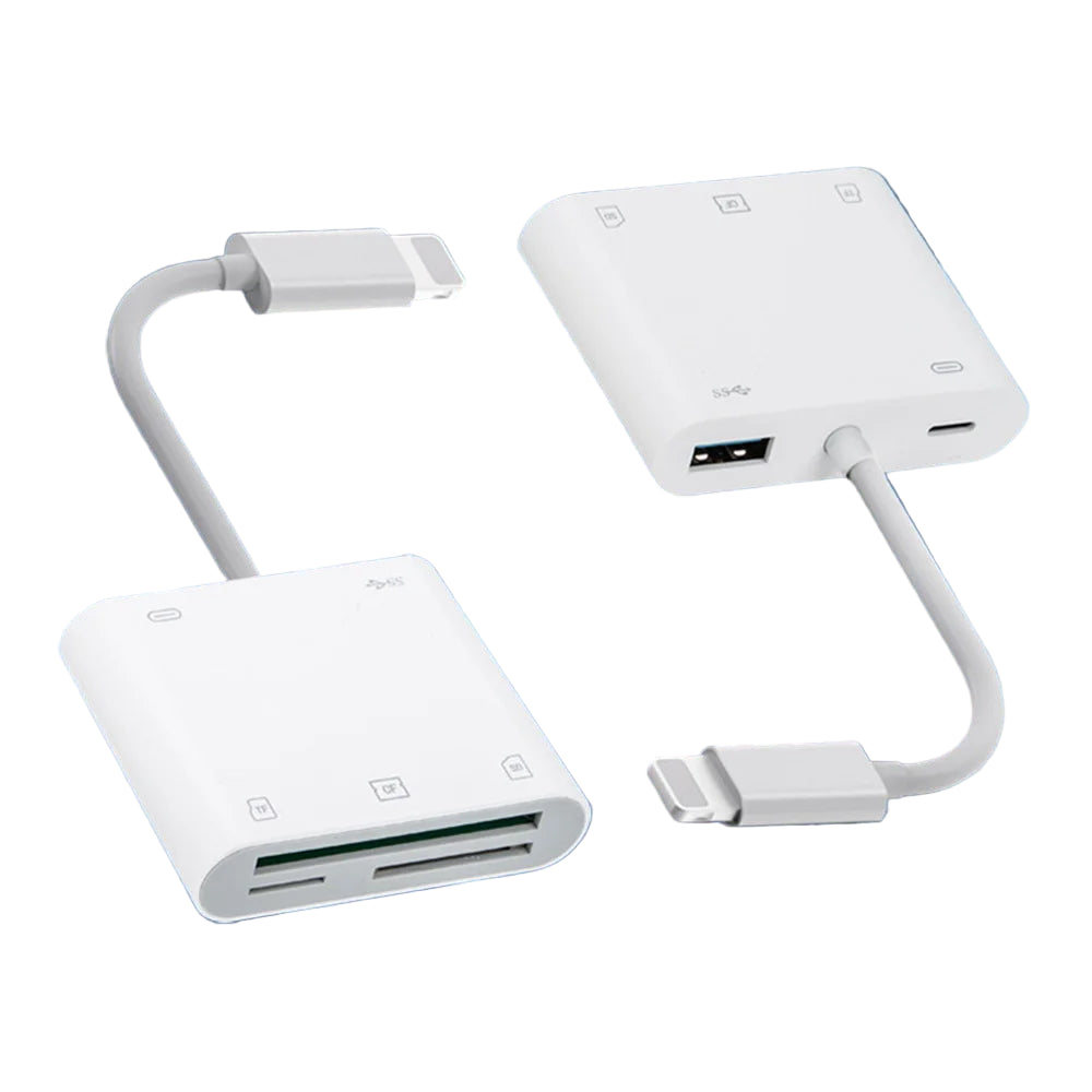 5-in-1 Kartenleser Adapter für iPhone & iPad
