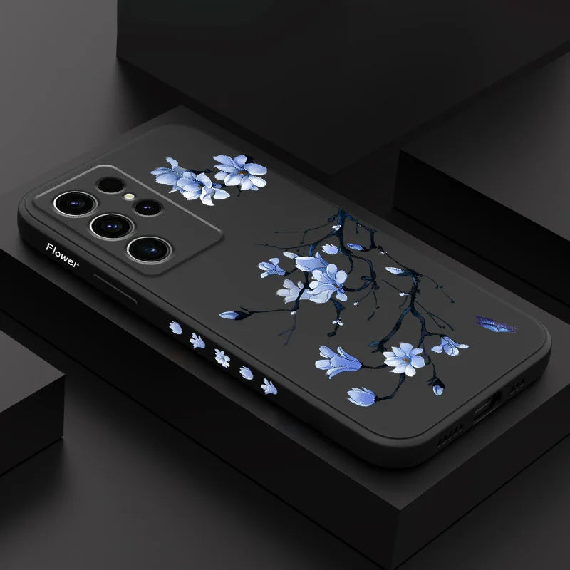 Blooming Orchidee Hülle Samsung Galaxy S25 Ultra