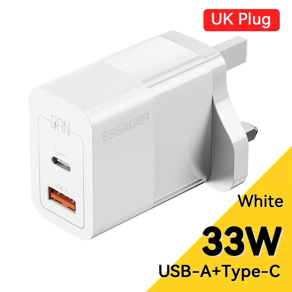 Essager 33W USB-C GAN Schnellladegerät
