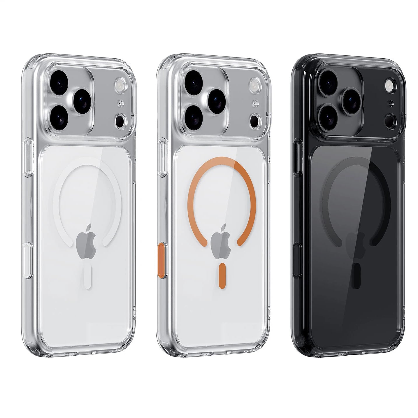 Klare Magsafe Hülle für iPhone 17 mit Touch-Kamerataste