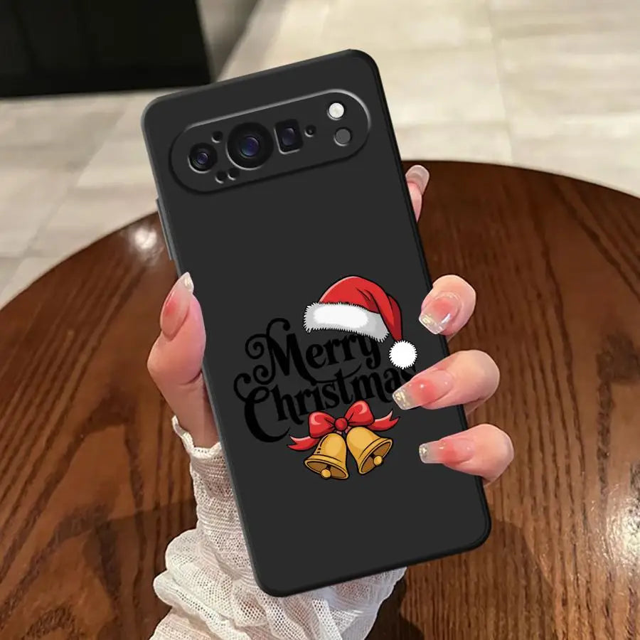 Schwarze Soft Shell Hülle für Google Pixel 8 9 und 10